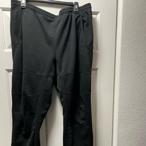 North Face black fleece pants. Size medium